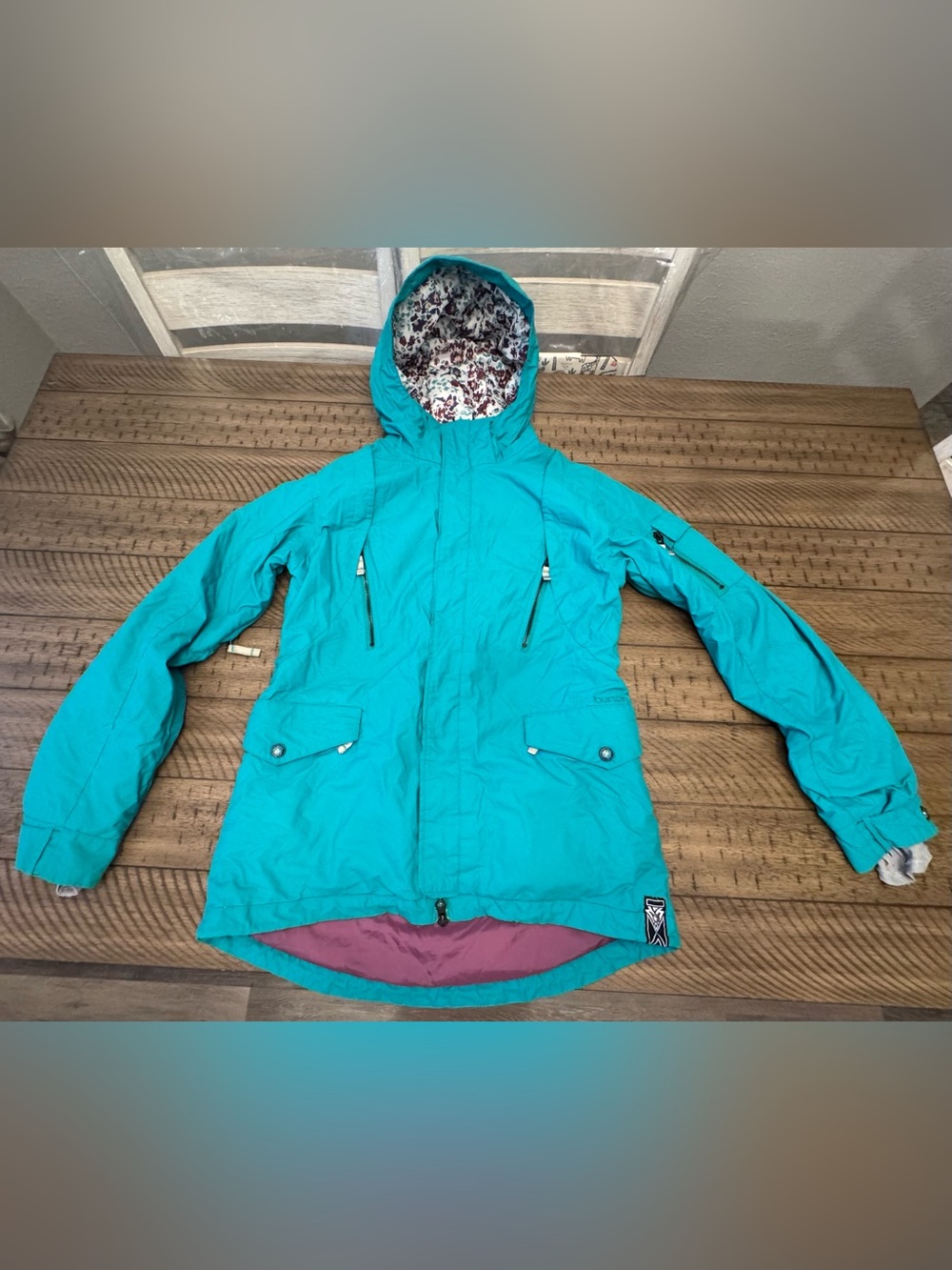 BURTON The White Collection Dryride Ski Snow Jacket Coat